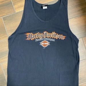 Vintage Harley Davidson tank